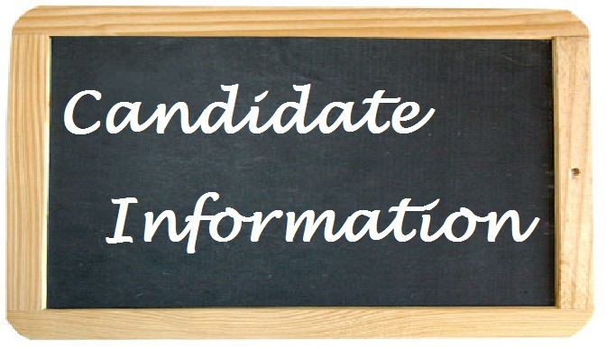 Click here for Information for Candidates, petition pages and forms.